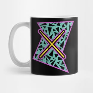 Rad 90s Percussion Drum Sticks Mug